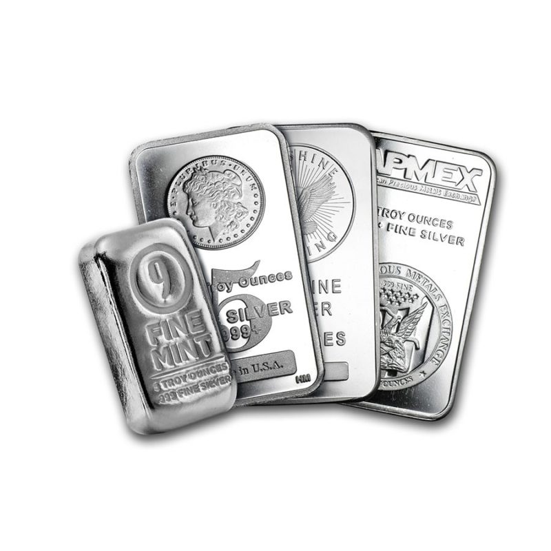 5 oz Silver Bars For Sale