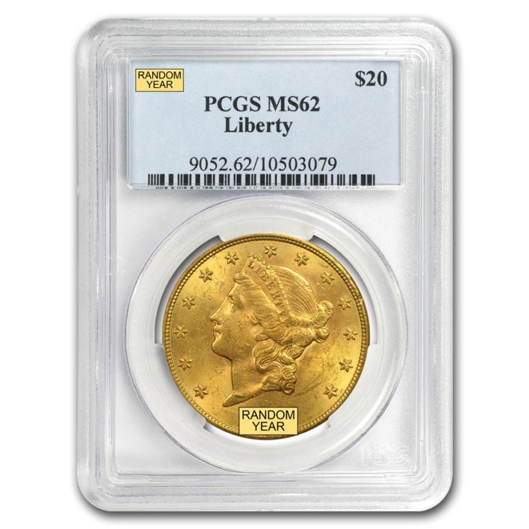 $20 Liberty Gold Double Eagle MS-62 PCGS - CPMEX